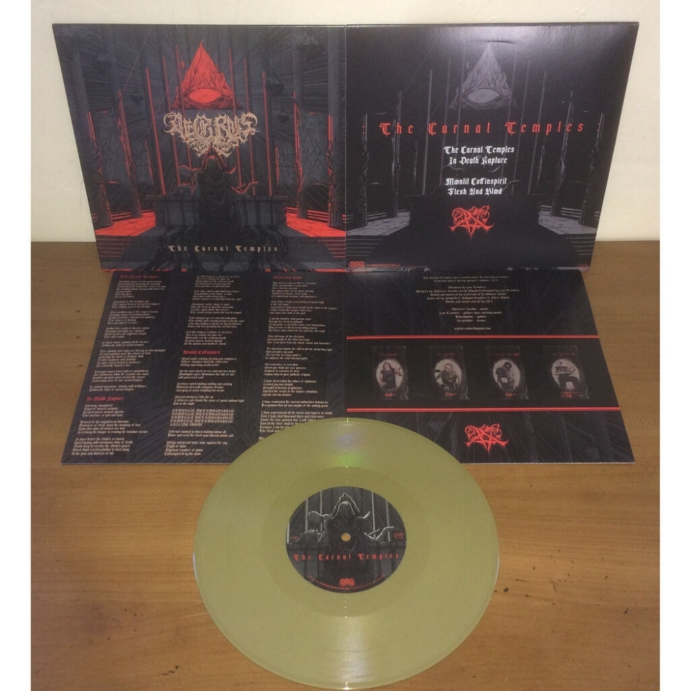 Aegrus - The Carnal Temples - 10" coloured vinyl - Osmose Productions - Image 2