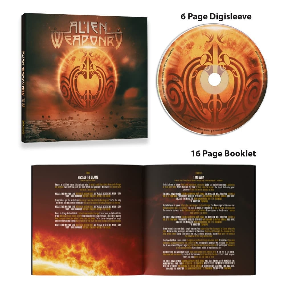 Alien Weaponry - Te Ra - CD DIGISLEEVE - Napalm Records - Image 2