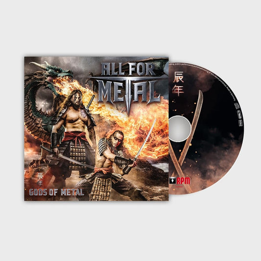 All For Metal - Gods Of Metal (Year Of The Dragon) - CD DIGIPAK - Reigning Phoenix Music - Image 2