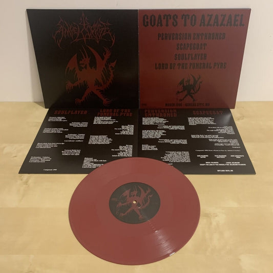 Angelcorpse - Goats To Azazel - 10" coloured vinyl - Osmose Productions - Image 2