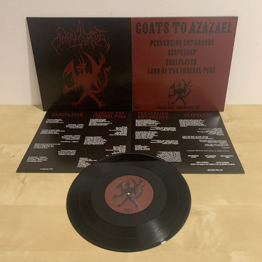Angelcorpse - Goats To Azazel - 10" vinyl - Osmose Productions - Image 2