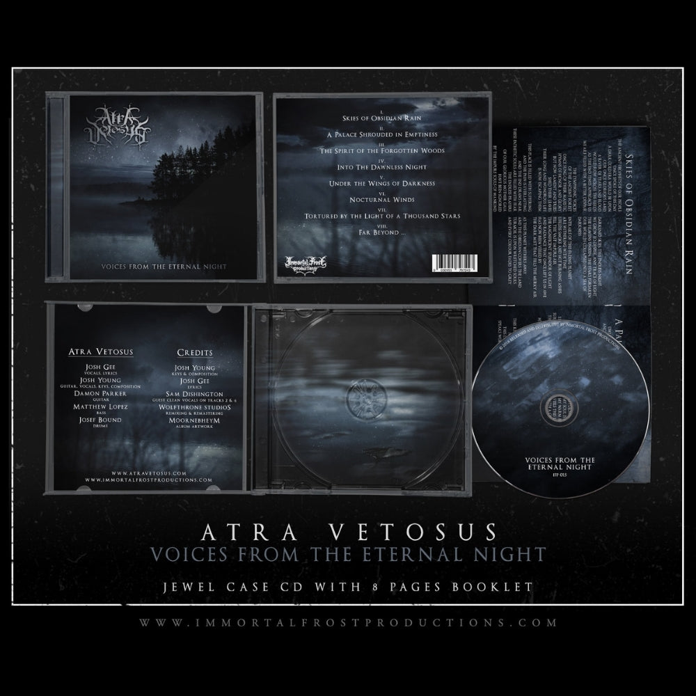 Atra Vetosus - Voices From The Eternal Night - CD - Immortal Frost Productions - Image 2