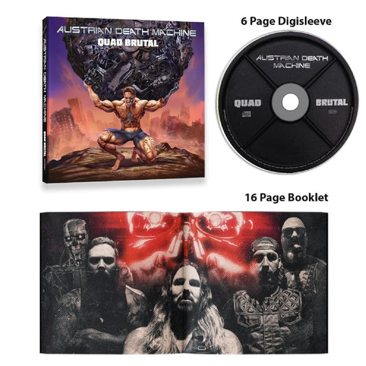 Austrian Death Machine - Quad Brutal - CD DIGISLEEVE - Napalm Records - Image 2