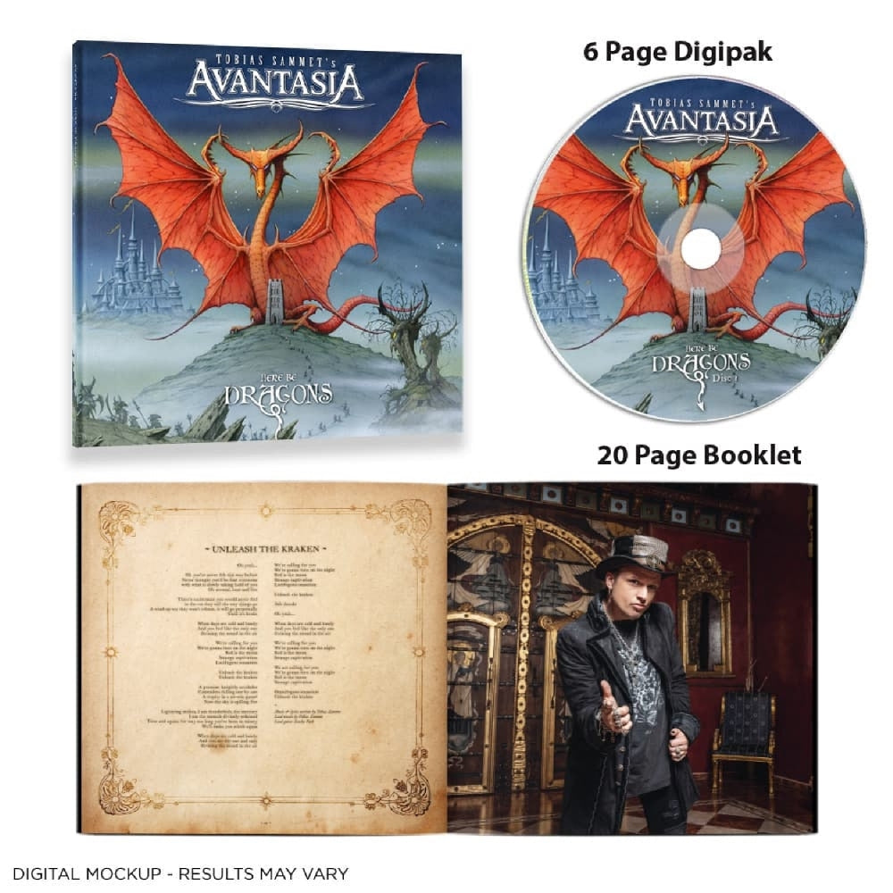 Avantasia - Here Be Dragons - CD DIGIPAK - Napalm Records - Image 2