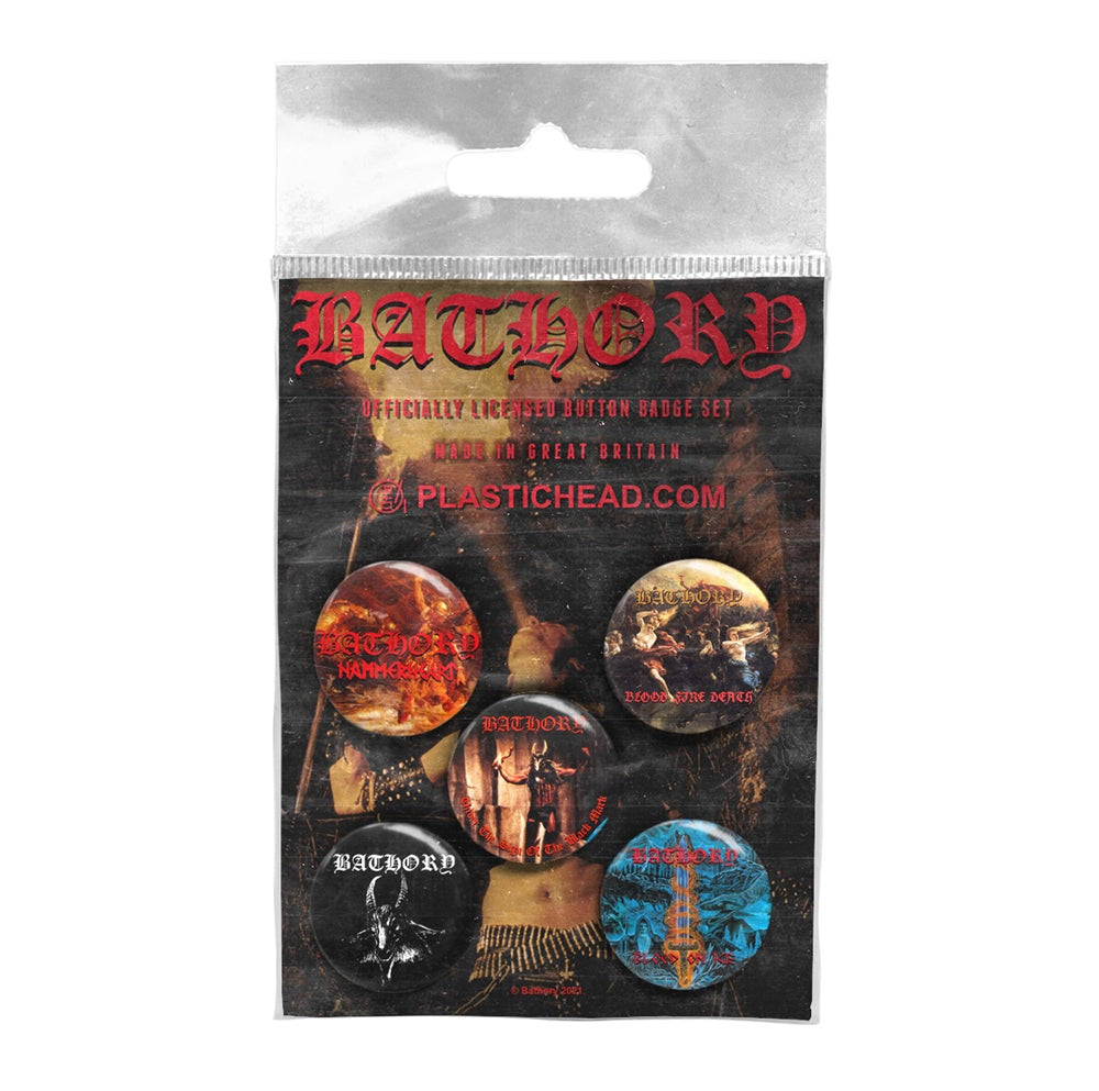 Bathory - Bathory - BUTTON BADGE SET - PHD