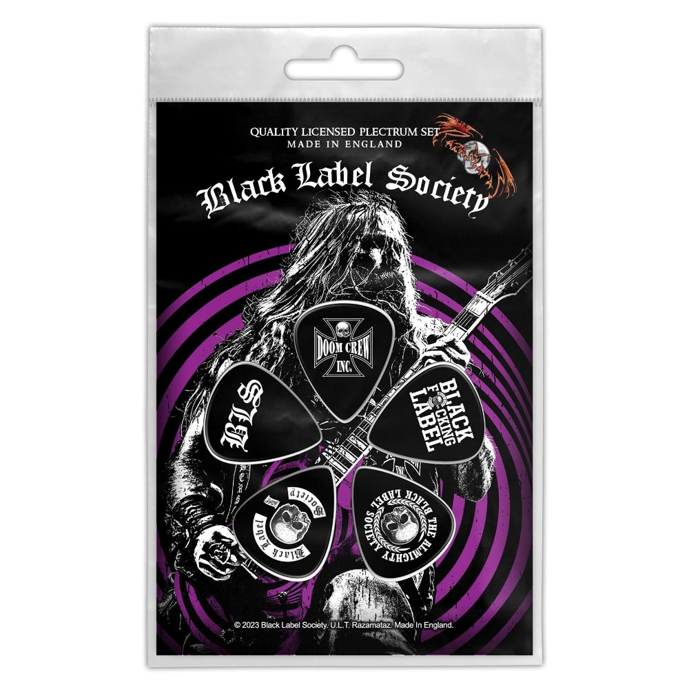 Black Label Society - Zakk Wylde - Guitar Pick Set - Razamataz