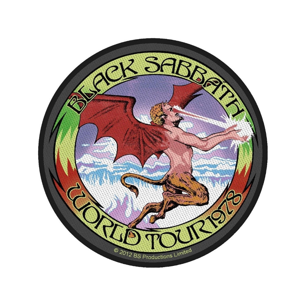 Black Sabbath - World Tour '78 - Patch - Razamataz