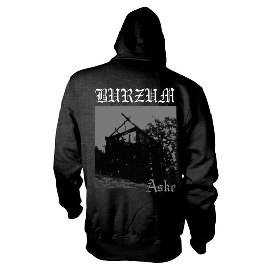 Burzum - Aske (Heather) - Hooded Sweat Shirt Zip - PHD - Image 2