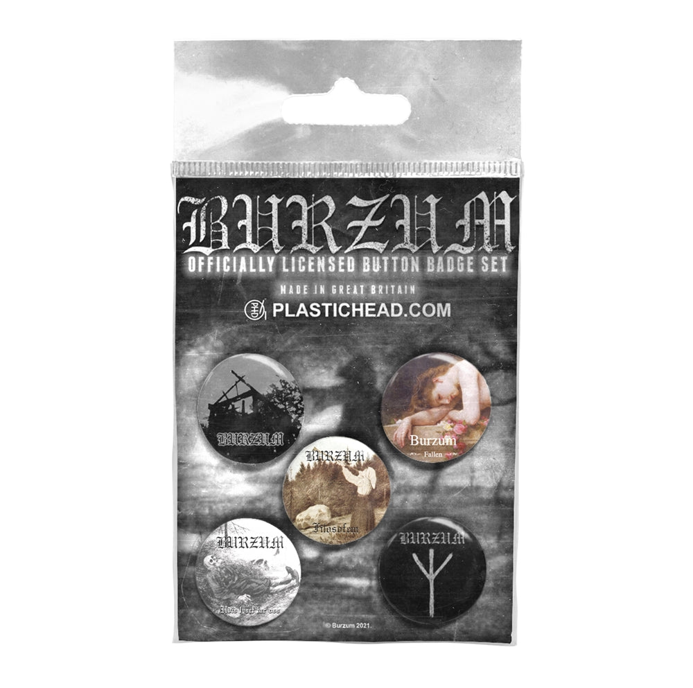 Burzum - Burzum set 1 - BUTTON BADGE SET - PHD