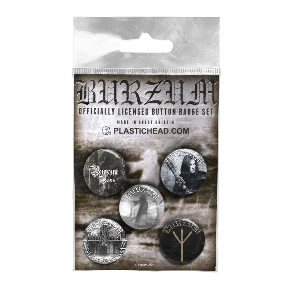 Burzum - Burzum set 2 - BUTTON BADGE SET - PHD