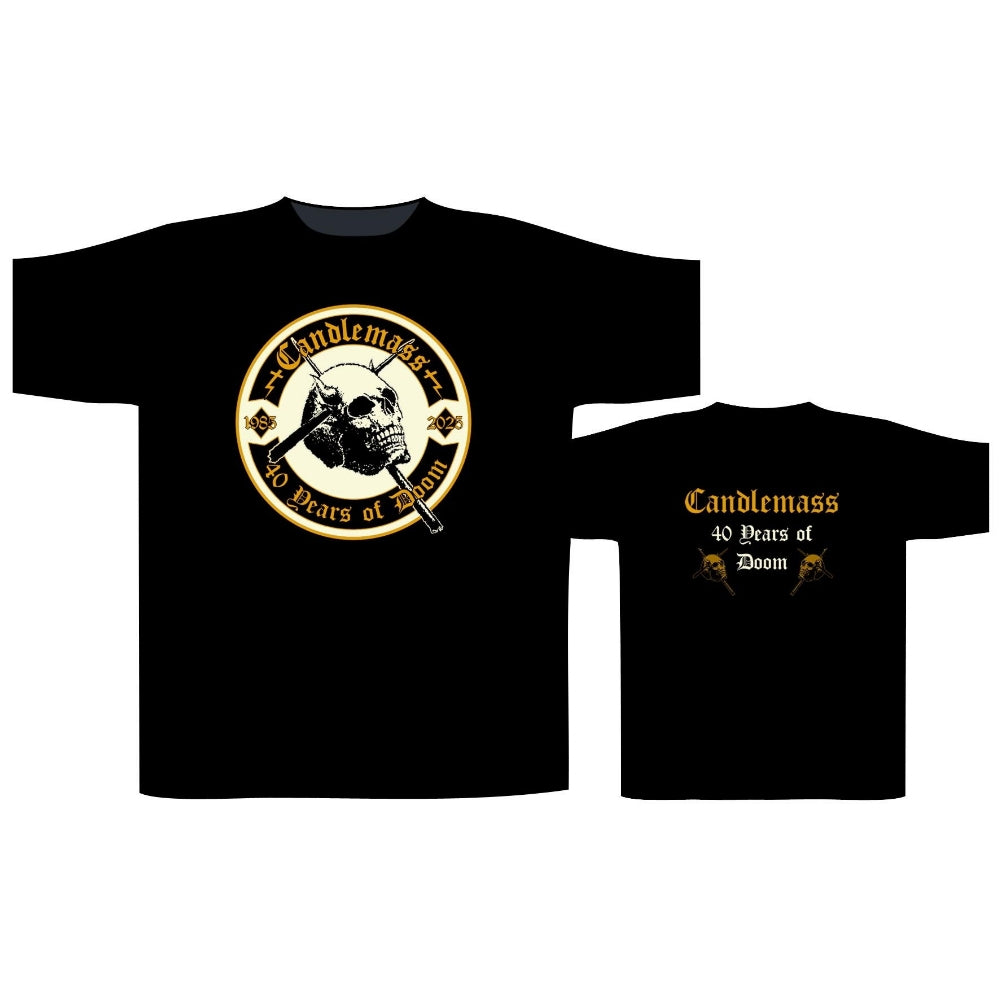 Candlemass - 40 Years Of Doom - T-shirt - Razamataz
