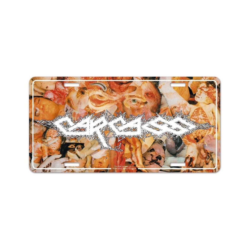 Carcass - Reek Of Putrefaction - License plate - Razamataz