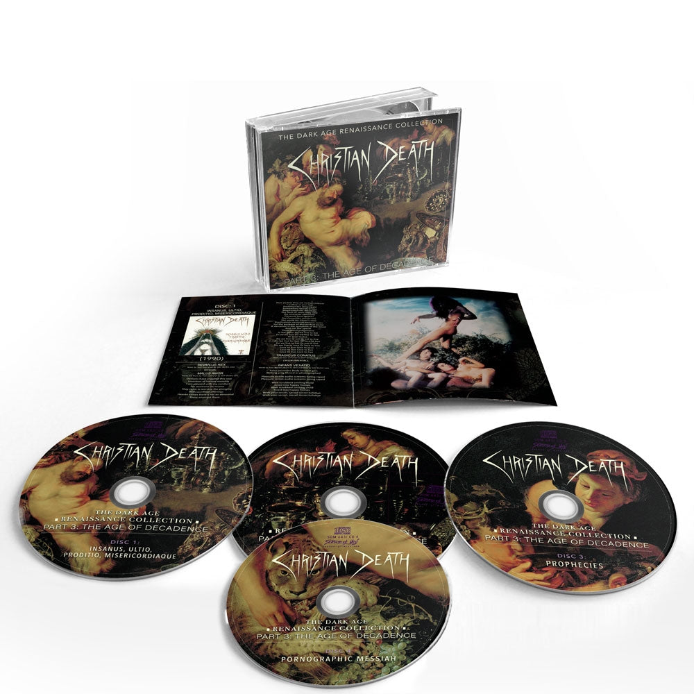 Christian Death - The Dark Age Renaissance Collection Part 3: The Age Of Decadence - 4CD - Season of Mist - Image 3