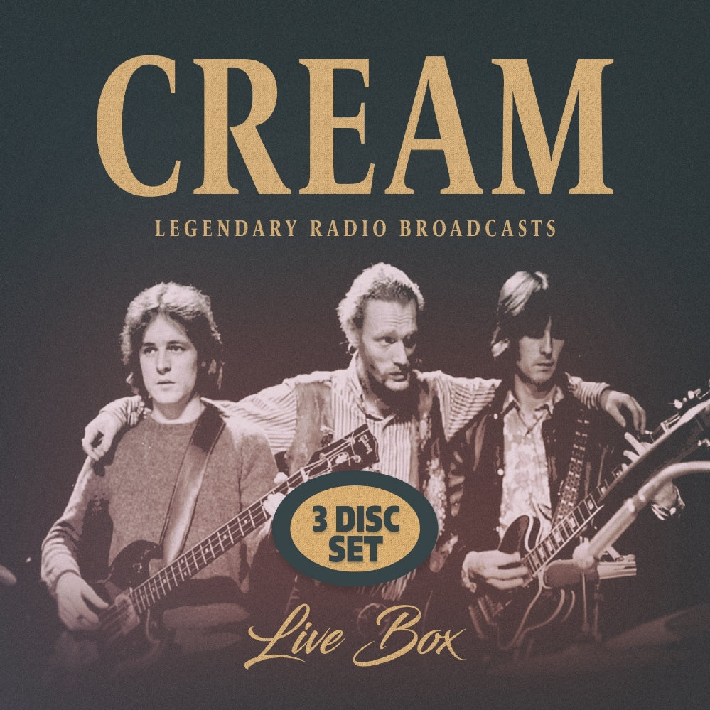Cream - Live Box (Legendary Broadcast Recordings) - 3CD DIGISLEEVE - Laser Media