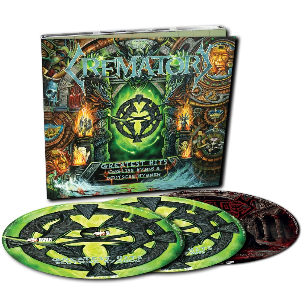 Crematory - Greatest Hits (English Hymns & Deutsche Hymnen) - 3CD DIGIPAK - Rock Of Angels Records - Image 2