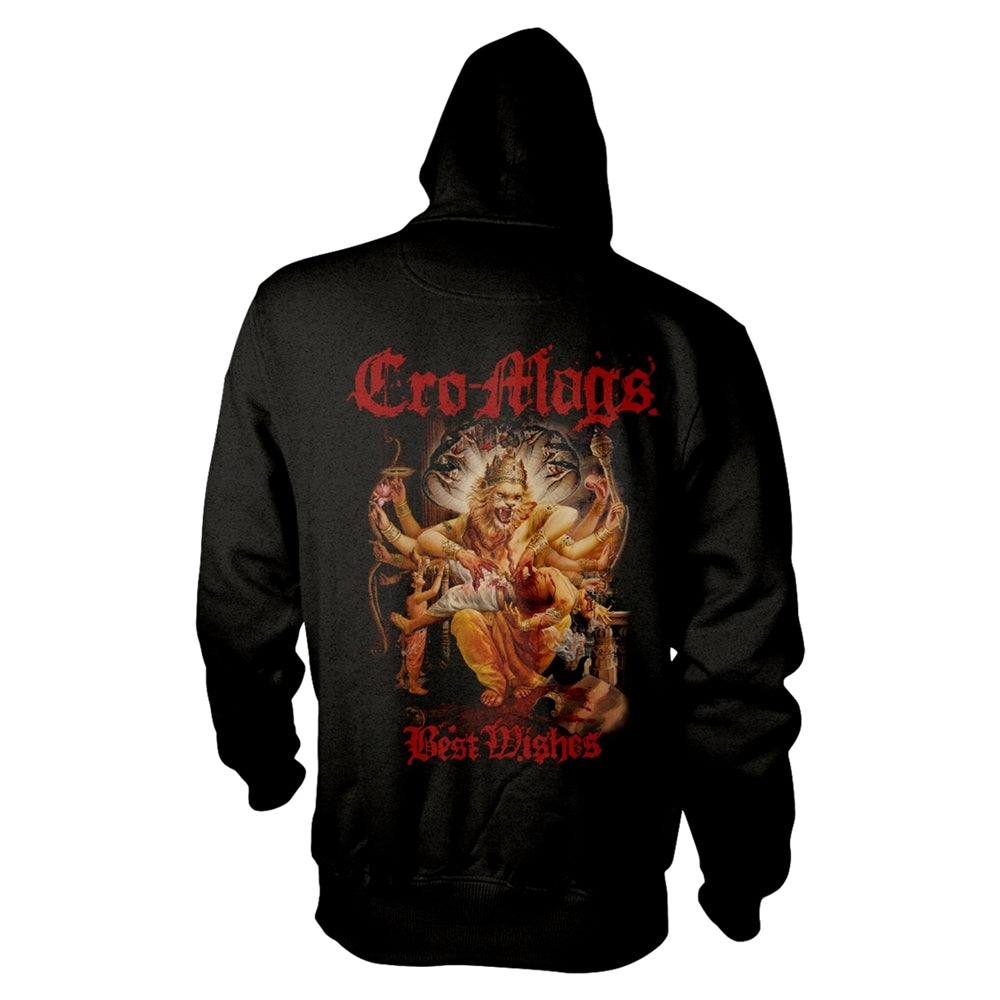 Cro-Mags - Best Wishes - Hooded Sweat Shirt Zip - PHD - Image 2