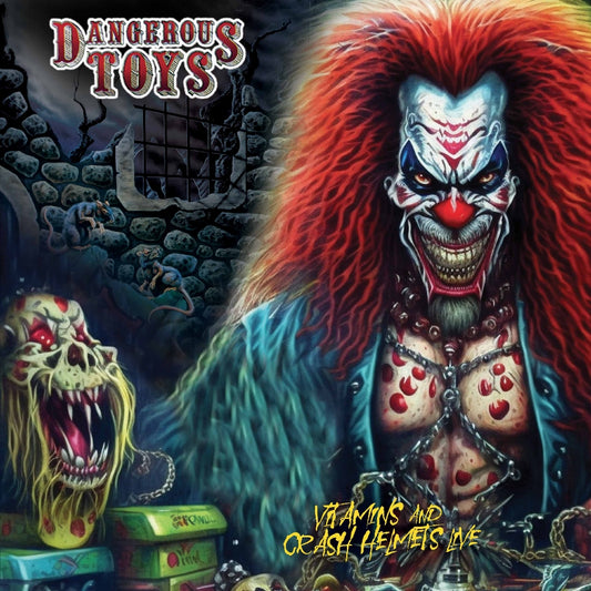 Dangerous Toys - Vitamins & Crash Helmets Live - DOUBLE LP GATEFOLD COLOURED - Deadline Music - Image 2
