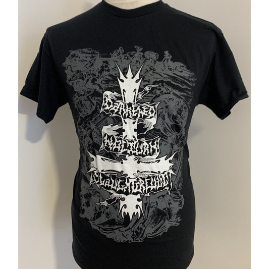 Darkened Nocturn Slaughtercult - Follow The Calls For Battle 2023 - T-shirt - Osmose Productions - Image 2