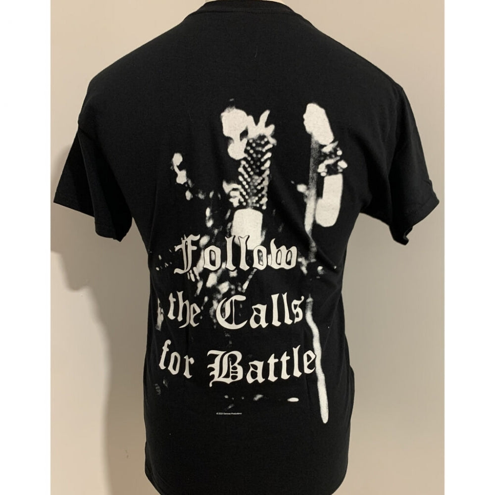 Darkened Nocturn Slaughtercult - Follow The Calls For Battle 2023 - T-shirt - Osmose Productions - Image 3