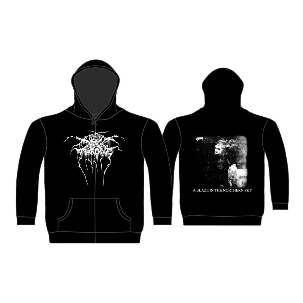Darkthrone - A Blaze In The Northern Sky - Hooded Sweat Shirt Zip - Razamataz