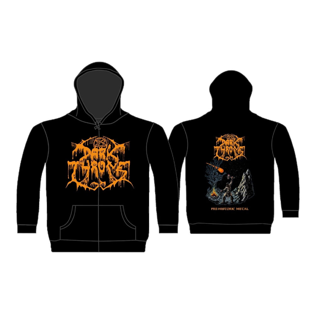 Darkthrone - Pre-Historic Metal / Alternate - Hooded Sweat Shirt Zip - Razamataz