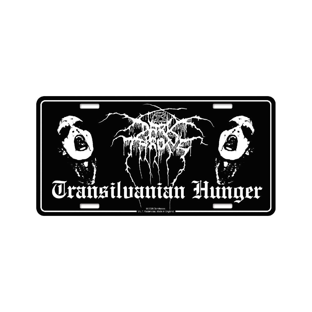 Darkthrone - Transilvanian Hunger - License plate - Razamataz