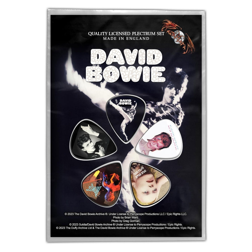 David Bowie - The Man Who Sold The World - Guitar Pick Set - Razamataz