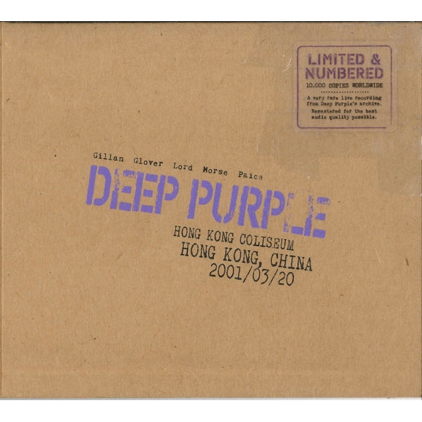 Deep Purple - Live In Hong Kong 2001 - 2CD DIGIPAK - earMUSIC