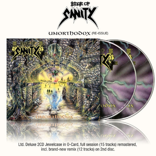 Edge Of Sanity - Unorthodox - DOUBLE CD SLIPCASE - Century Media - Image 2
