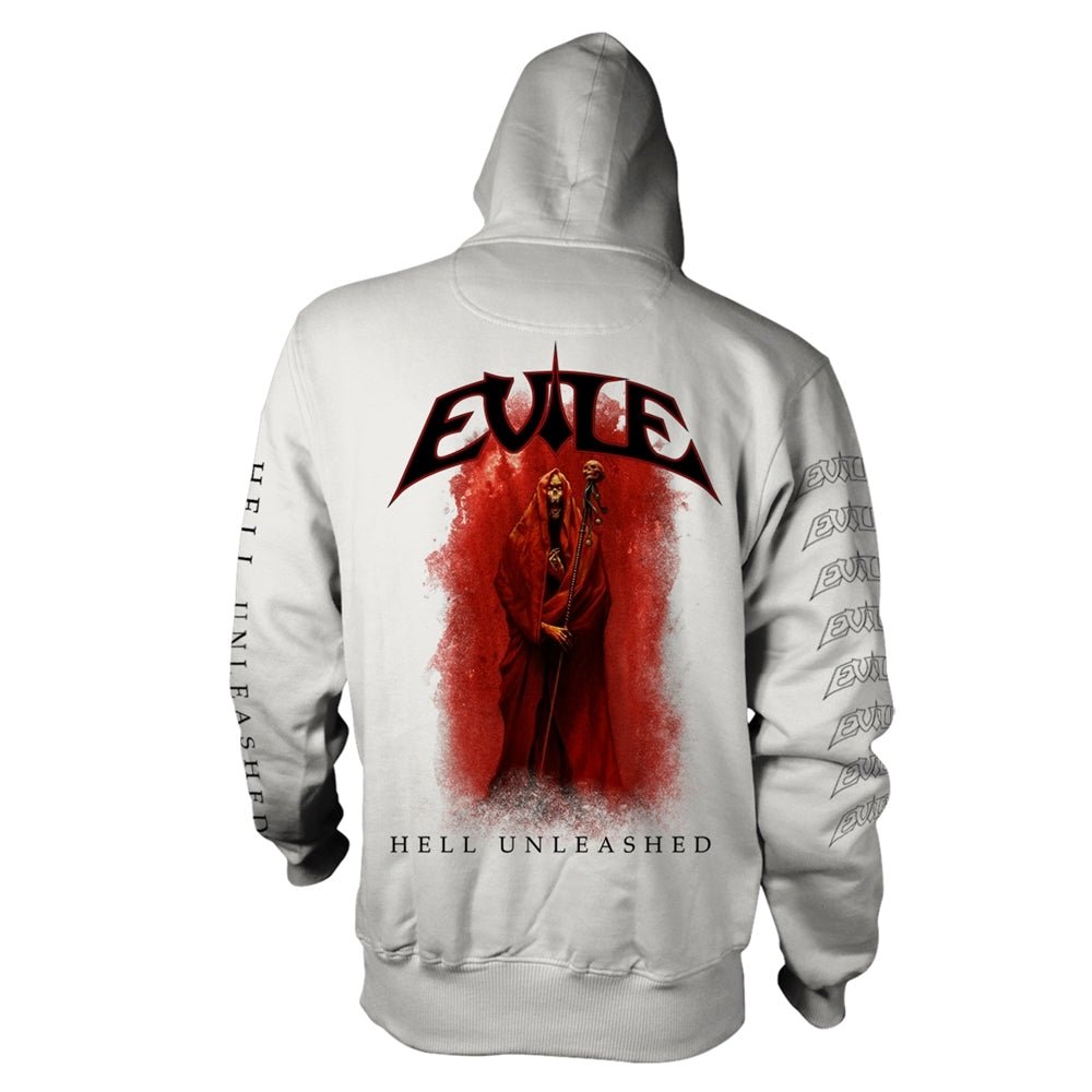 Evile - Hell Unleashed - Hooded Sweat Shirt Zip - PHD - Image 2
