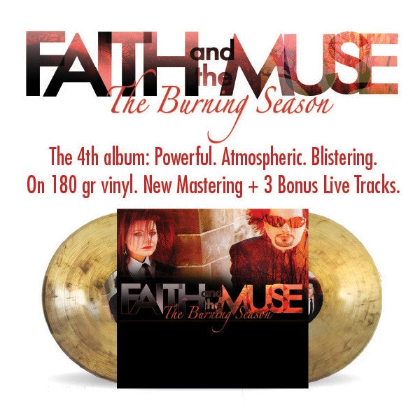 Faith And The Muse - The Burning Season - DOUBLE LP GATEFOLD COLOURED - The Circle Music - Image 2
