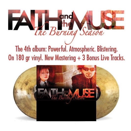 Faith And The Muse - The Burning Season - DOUBLE LP GATEFOLD COLOURED - The Circle Music - Image 2
