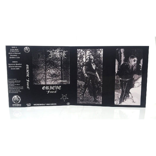 Grieve - Funeral - CASSETTE - Werewolf Records - Image 2