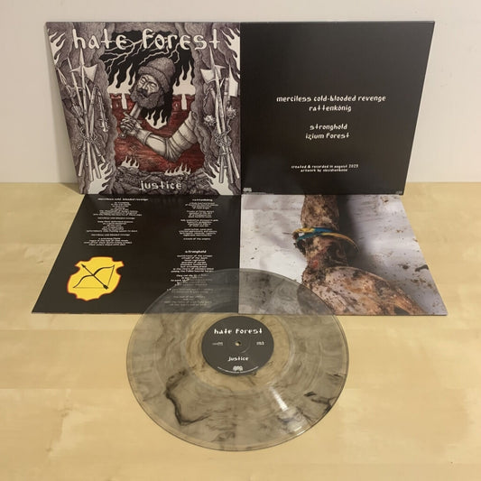 Hate Forest - Justice - LP COLOURED - Osmose Productions - Image 2