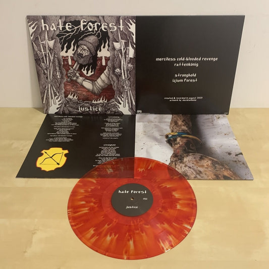 Hate Forest - Justice - LP COLOURED - Osmose Productions - Image 2