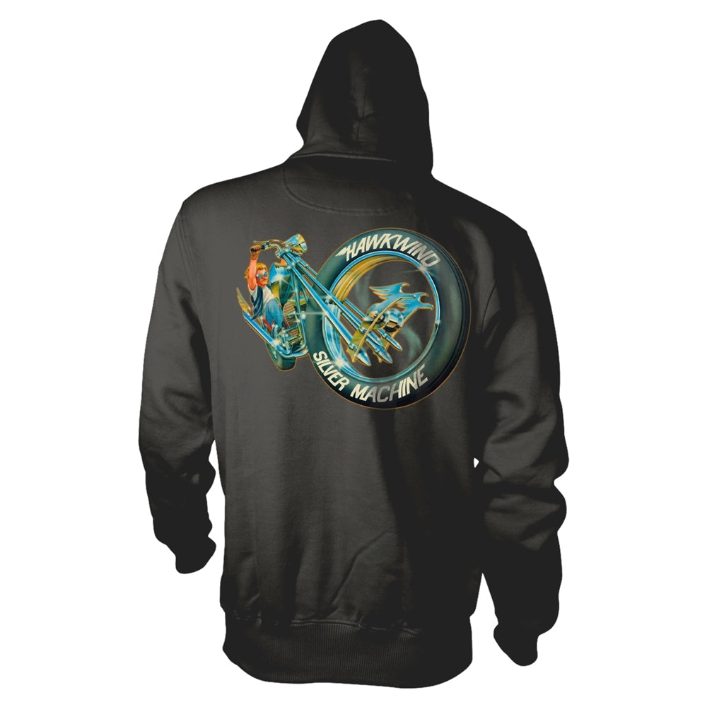 Hawkwind - Silver Machine - Hooded Sweat Shirt - PHD - Image 2
