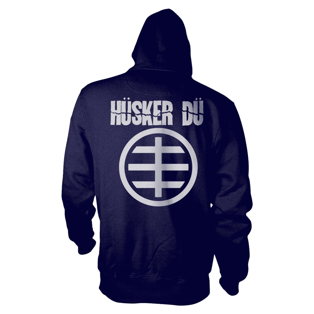 Hüsker Dü - Circle Logo 1 - Hooded Sweat Shirt Zip - PHD - Image 2