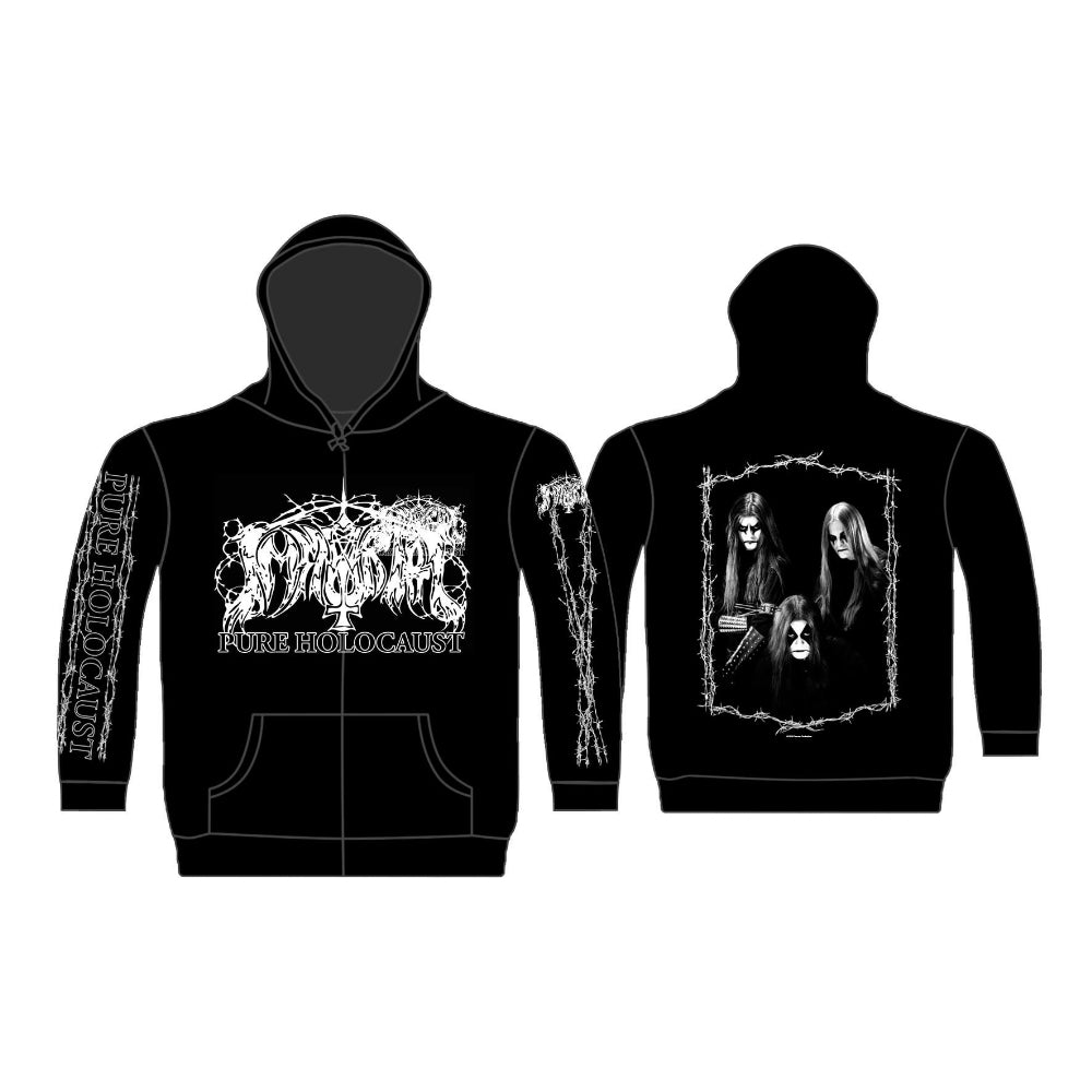 Immortal - Pure Holocaust - Hooded Sweat Shirt Zip - Razamataz