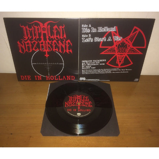 Impaled Nazarene - Die In Holland - 7" vinyl - Osmose Productions - Image 2