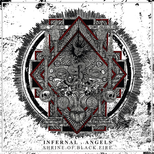 Infernal Angels - Shrine Of Black Fire - LP - Immortal Frost Productions - Image 2