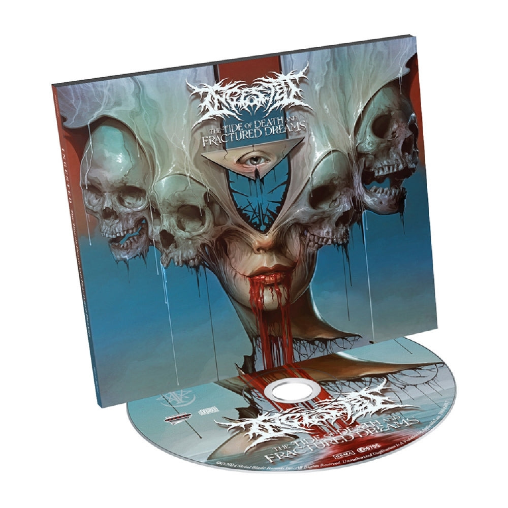 Ingested - The Tide Of Death And Fractured Dreams - CD DIGIPAK - Metal Blade Records - Image 2