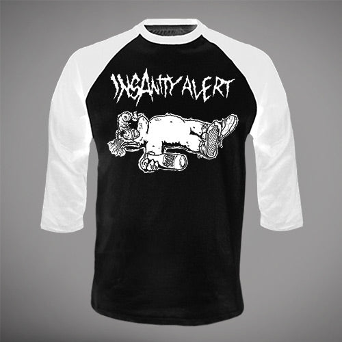 Insanity Alert - Alf Wasted - Baseball Shirt 3/4 Sleeve - Season of Mist