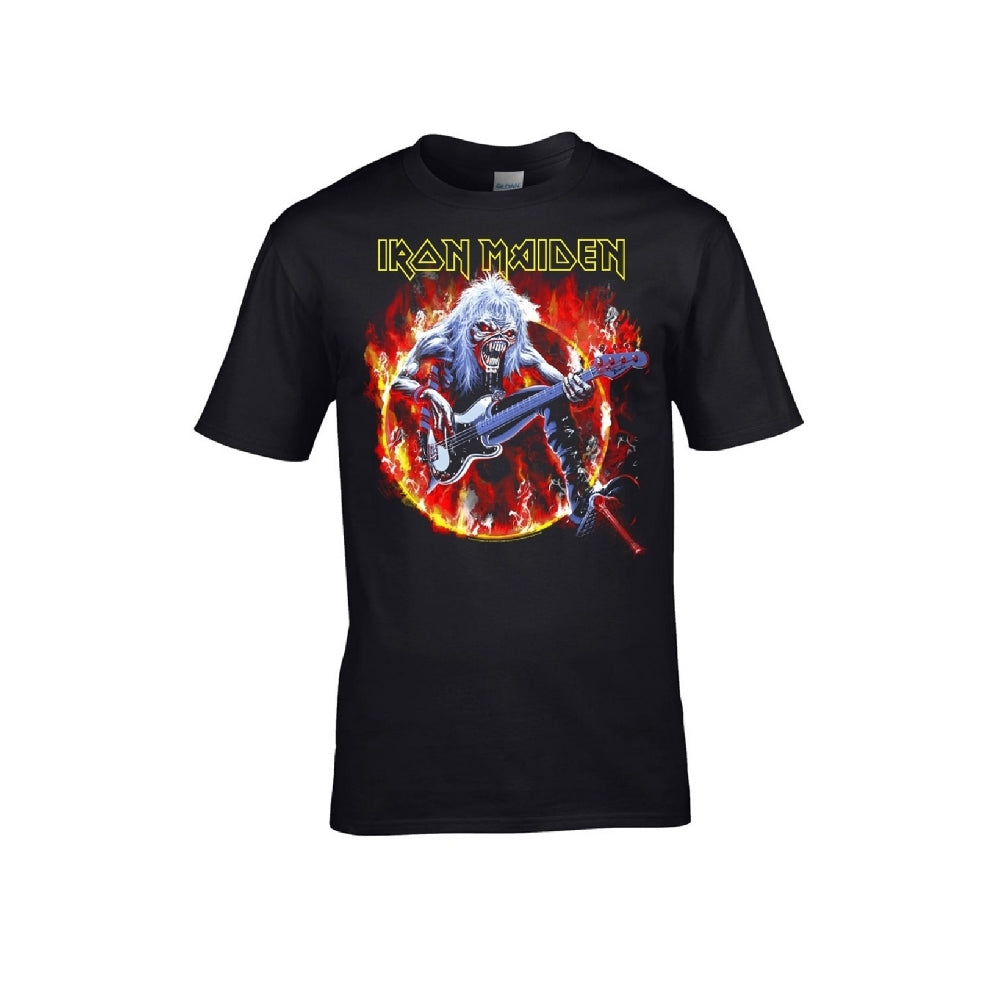 Iron Maiden - Eddie Live Flames - T-shirt - PHD