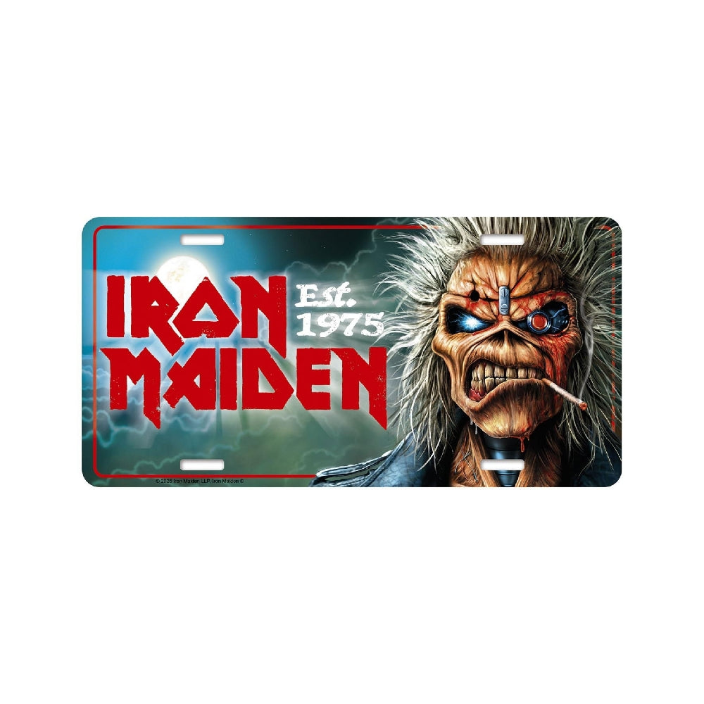 Iron Maiden - Est 1975 - License plate - Razamataz