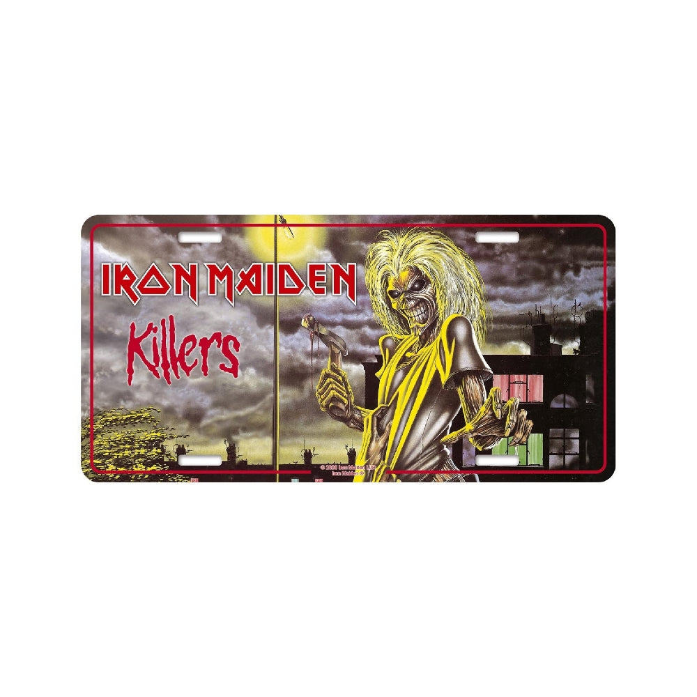 Iron Maiden - Killers - License plate - Razamataz