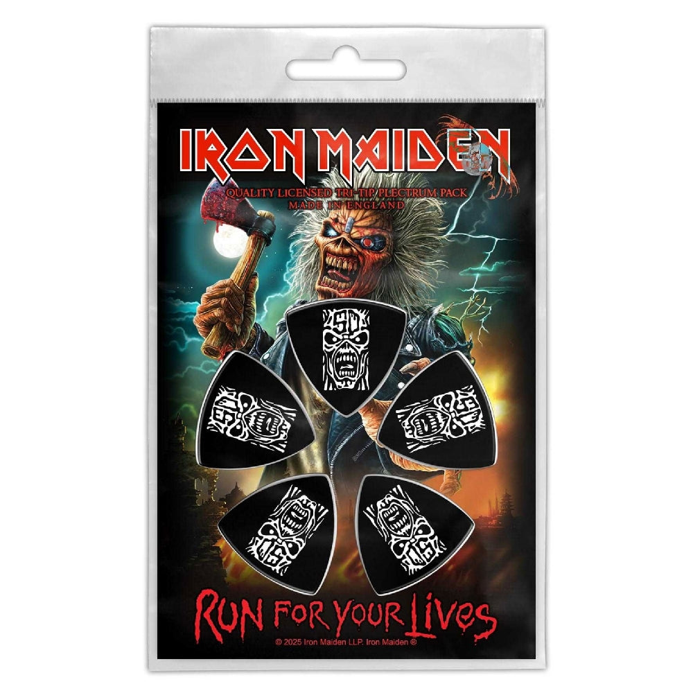 Iron Maiden - Run For Your Lives - Guitar Pick Set - Razamataz