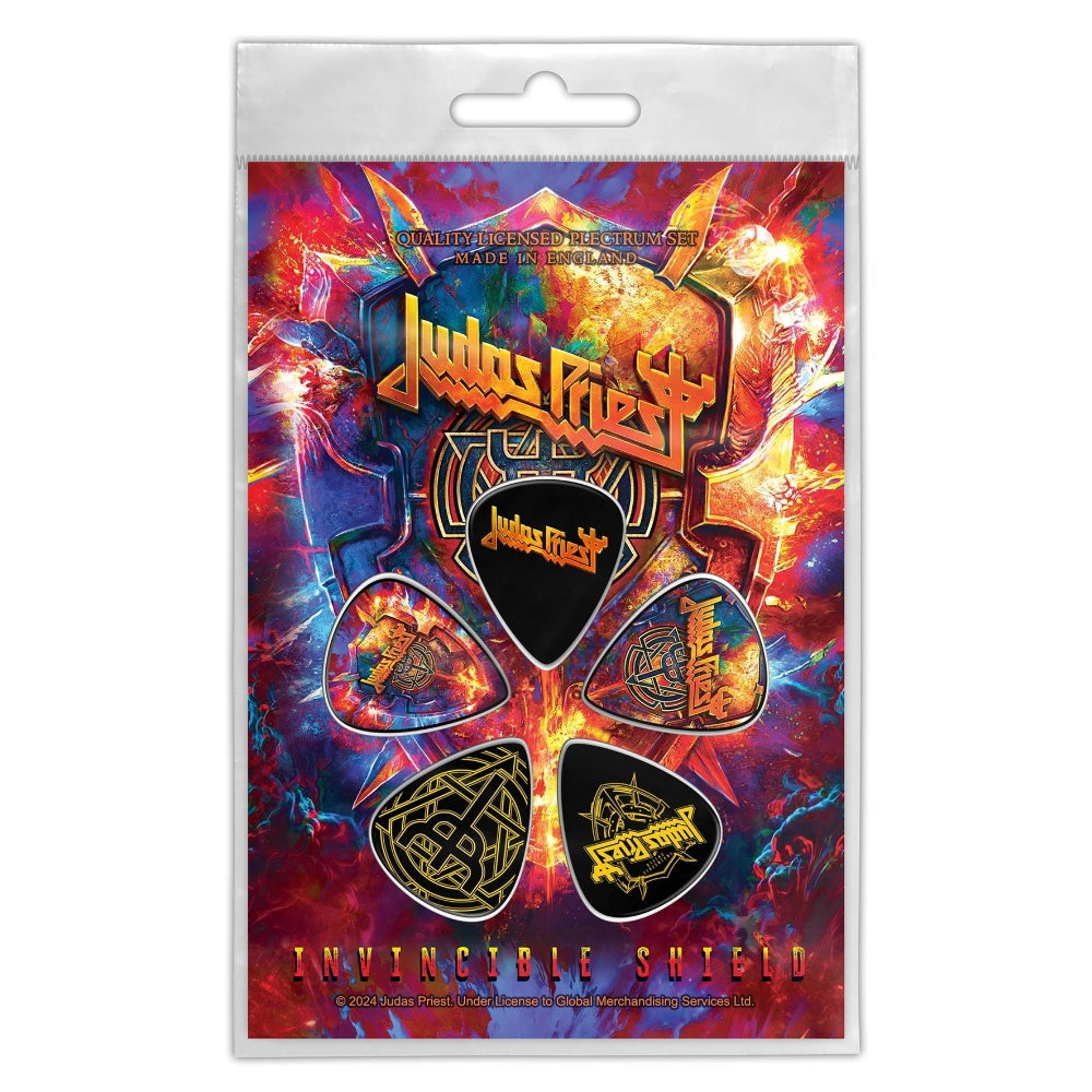 Judas Priest - Invincible Shield - Guitar Pick Set - Razamataz