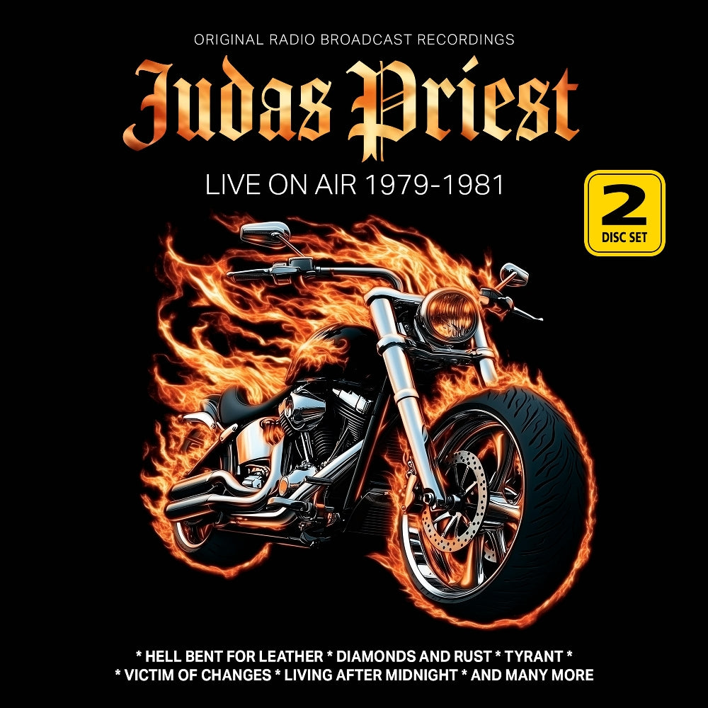 Judas Priest - Live On Air 1979-1981 (Original Radio Broadcast Recordings) - 2CD DIGIPAK - Laser Media