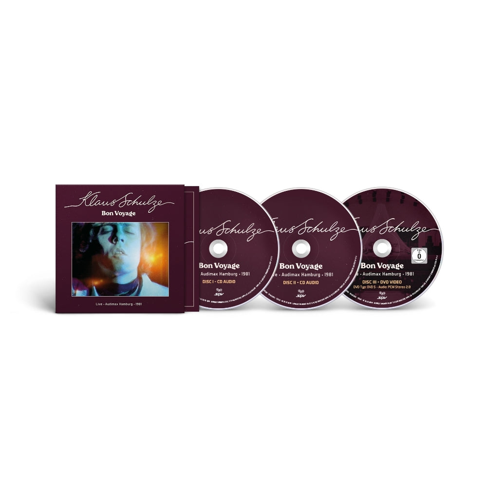 Klaus Schulze - Bon Voyage (Live Audimax Hamburg 1981) - 2CD + DVD digipak - SPV - Image 2
