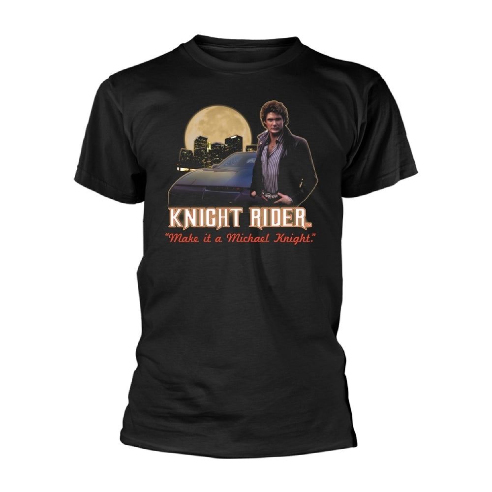 Knight Rider - Make It A Michael Knight - T-shirt - PHD
